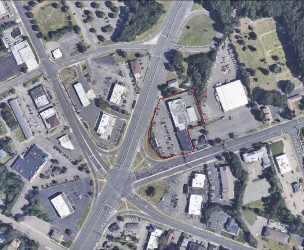 The location (outlined in red) of the new Windmill restaurant in Brick Township. (Credit: Planning Document)